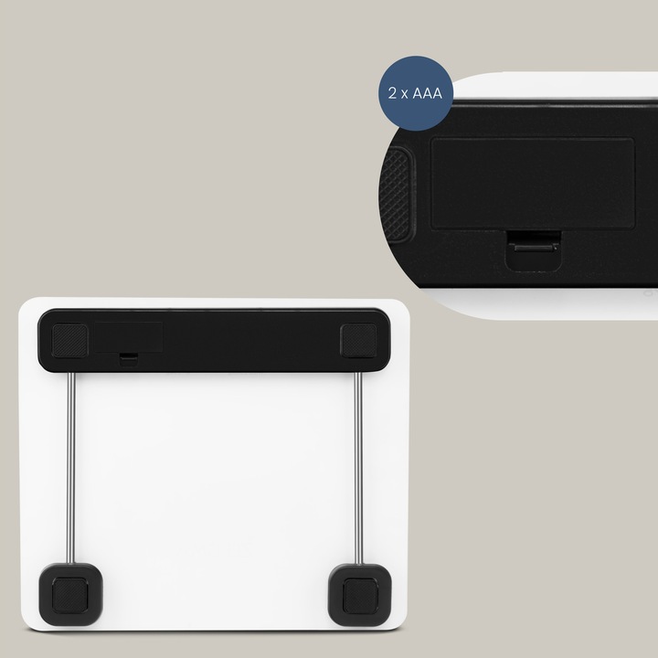 Waga łazienkowa analityczna SMART BIAŁA 17w1 iOS Android BMI do 200 kg