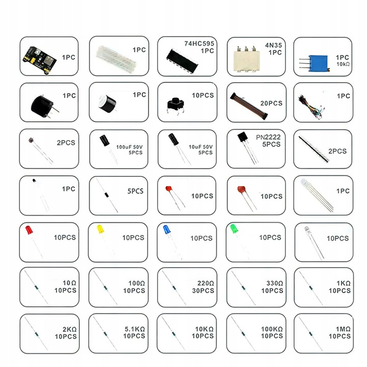 Zestaw Startowy Do Nauki Programowania Komponenty Arduino Uno R3 Z Płytką