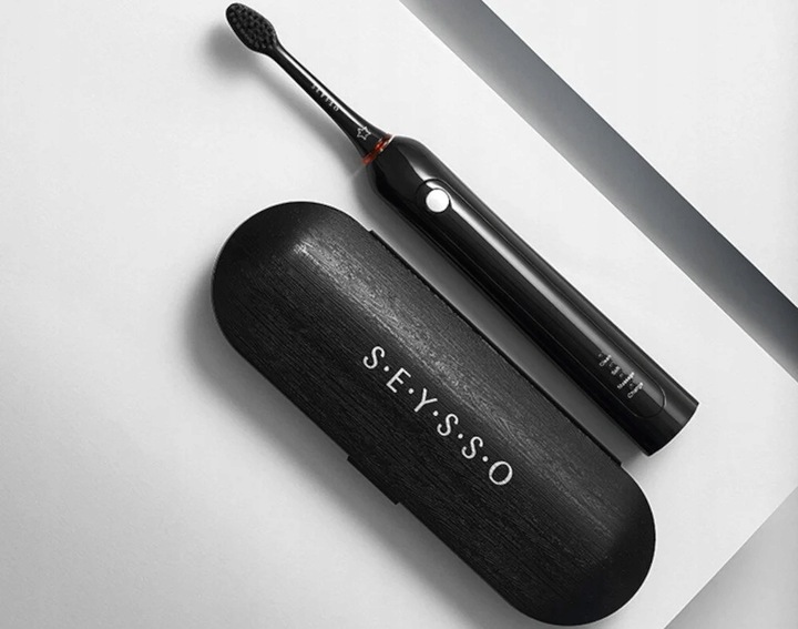 Szczoteczka soniczna SEYSSO Carbon Basic Czarny