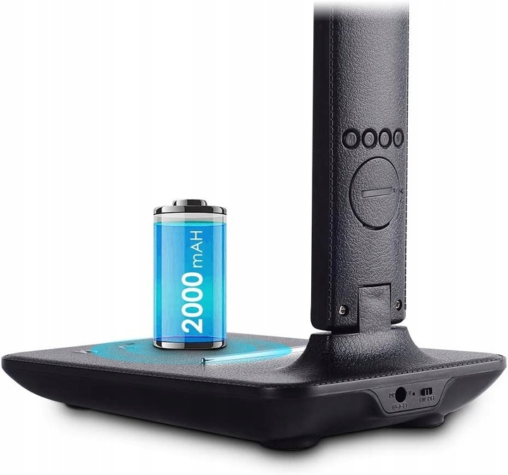 Lampka biurkowa LED lampa na biurko WYŚWIETLACZ LED Zegar Data 5