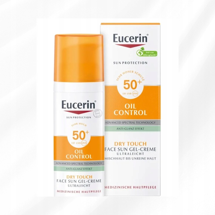 Eucerin Sun Oil Control kremowy żel ochronny do twarzy SPF 50+ 50 ml