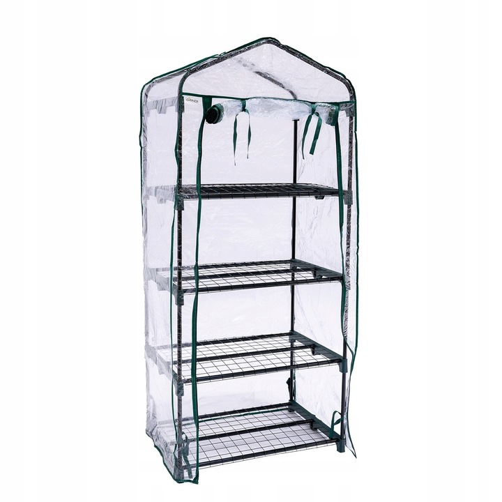 MINI SZKLARNIA 4 PÓŁKI OGRODOWA I BALKONOWA TUNEL - KALMIA I PRZEZROCZYSTA