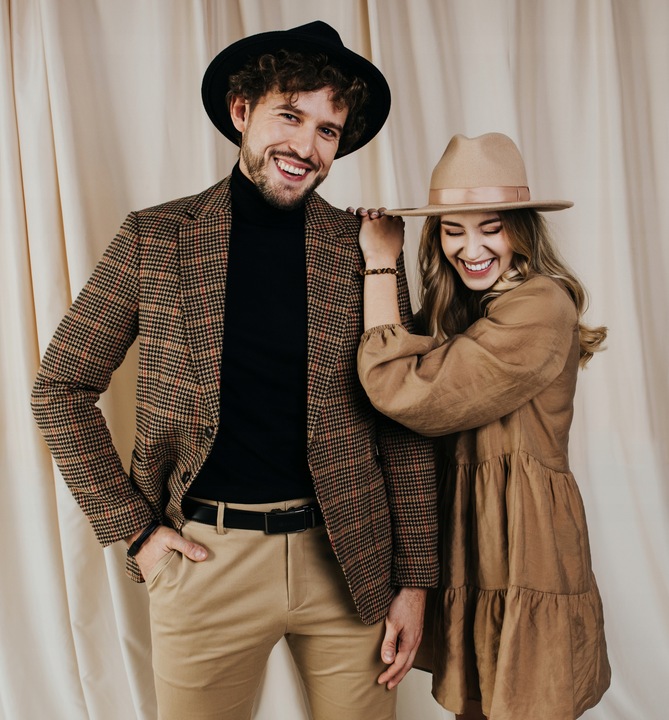 BETLEWSKI pasek skórzany męski do spodni skóra naturalna automatyczny pas