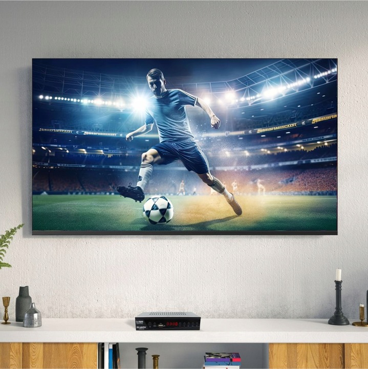 Tuner Dekoder DVB T2 TV naziemnej HEVC H.265 HDMI PVR FHD USB +ANTENA DVBT2