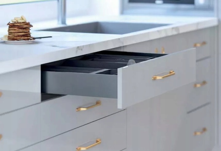 SZUFLADA GTV AXIS PRO 250A1 NISKA L250 H84 BIAŁA CICHY DOMYK WYSUW