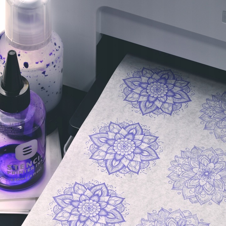 papier transferowy do drukarki Stencil Tattoo Paper A4 100 arkuszy
