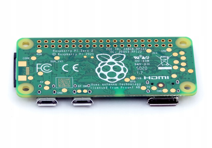 Raspberry Pi Zero 2 W z 512MB RAM, 4x1GHz, WiFi, Bluetooth