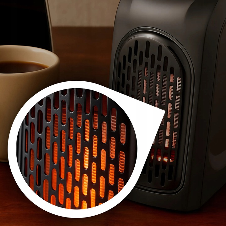 TERMOWENTYLATOR FARELKA ELEKTRYCZNA GRZAŁKA Z REGULACJA TEMPERATURY + TIMER