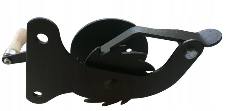 KOŁOWROTEK ZESTAW DO GRILLA SZYBKI MONTAŻ KORBKA linka karabińczyk