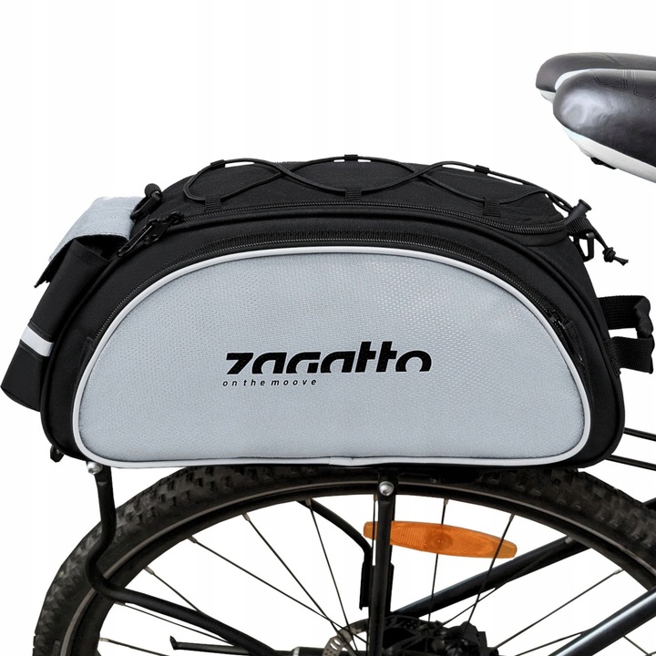 Torba rowerowa sakwa na bagażnik kufer pojemna torba na rower ZAGATTO