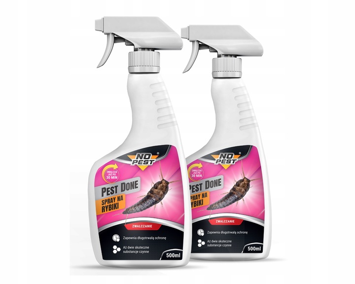 PREPARAT ŚRODEK PŁYN OPRYSK SPRAY NA RYBIKI CUKROWE SREBRZYKI 500ML (2