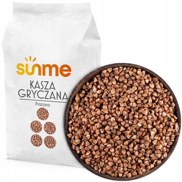 KASZA GRYCZANA Prażona Palona 5kg POLSKA Czysta Najlepsza SUPER JAKOŚĆ