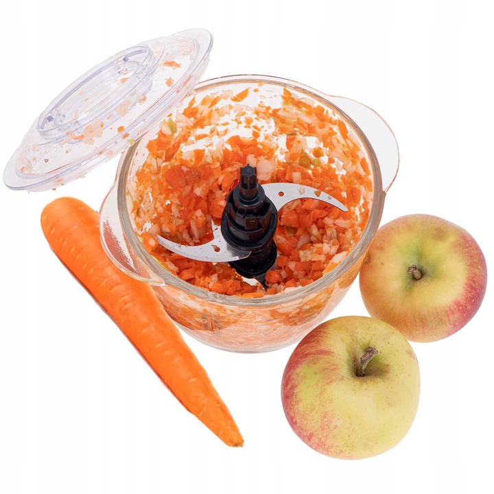 ROZDRABNIACZ ADLER AD4082 DO WARZYW, OWOCÓW I ORZECHÓW ZE SZKLANĄ MISĄ