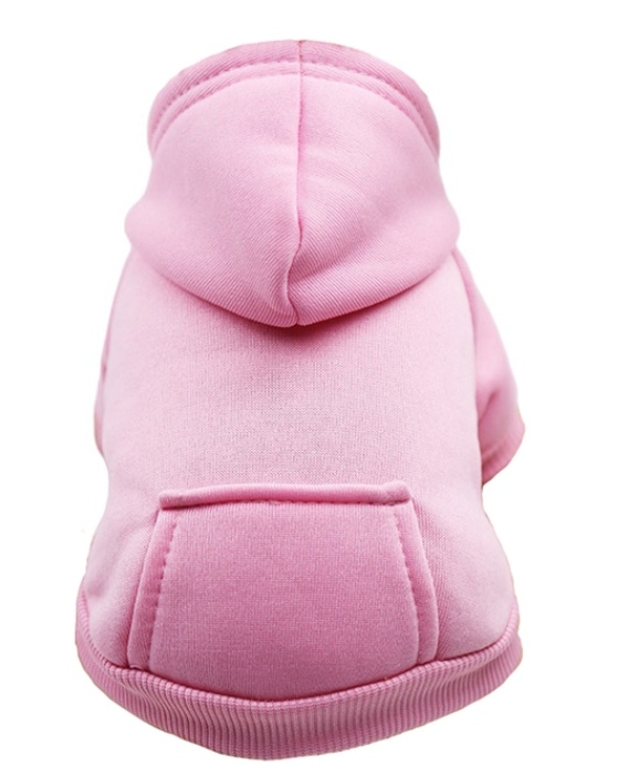UBRANIE DLA PSA KOTA BLUZA Z KAPTUREM RÓŻOWA XS