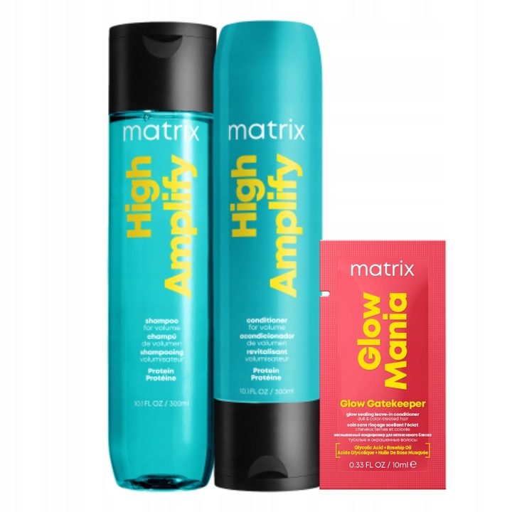 Matrix High Amplify szampon, odżywka do włosów cienkich ZESTAW + GRATIS