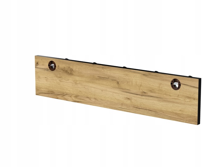 WIESZAK ŚCIENNY WISZĄCY NA UBRANIA WISZĄCY DĄB CRAFT CZARNY DUŻY