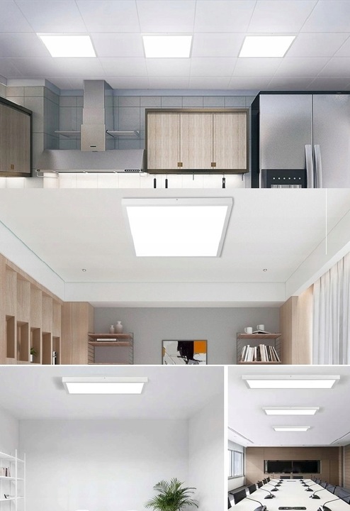 PANEL LED OPRAWA RASTROWA 60x60cm 595x595mm 50W KASETON CCD sufitowy