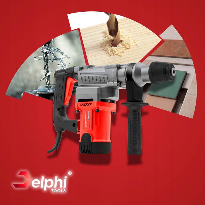 MŁOT UDAROWY MŁOTOWIERTARKA WIERTARKA UDAR SDS+ 2200W + kabel 2,8m