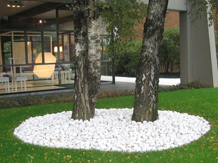 OTOCZAK BIAŁY KAMIEŃ THASSOS BIAŁE OTOCZAKI do OGRÓDU i DONICZEK 10 KG