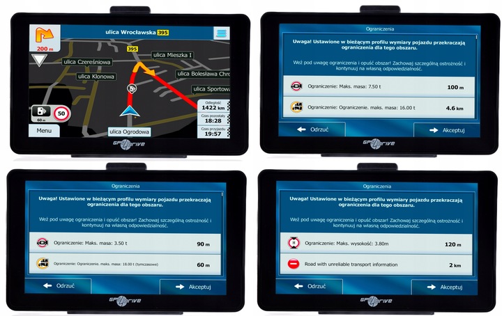 Nawigacja GPS 9" iGO Primo Truck TIR BUS Ciężarówka Autobus Gps4Drive