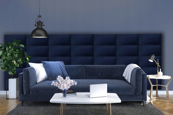 60X30 PANELE TAPICEROWANE ŚCIENNE WEZGŁOWIE WELUR