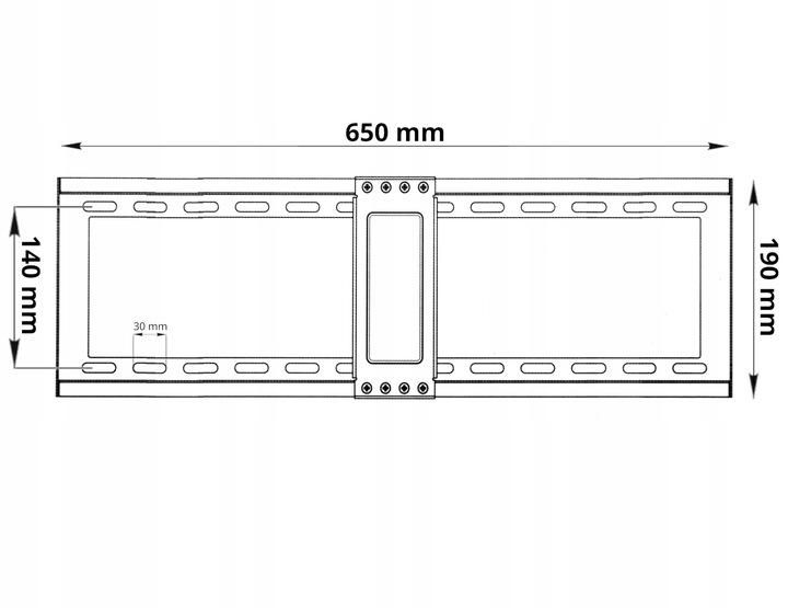 UCHWYT DO TELEWIZORA SLIM UNIWERSALNY 32-85 CALI SOLIDNY REGULOWANY