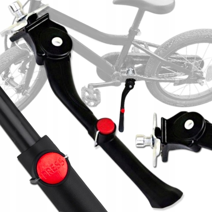 STOPKA PODPÓRKA NÓŻKA DO ROWERU DZIECIĘCEGO 16-20" REGULOWANA CENTRALNA