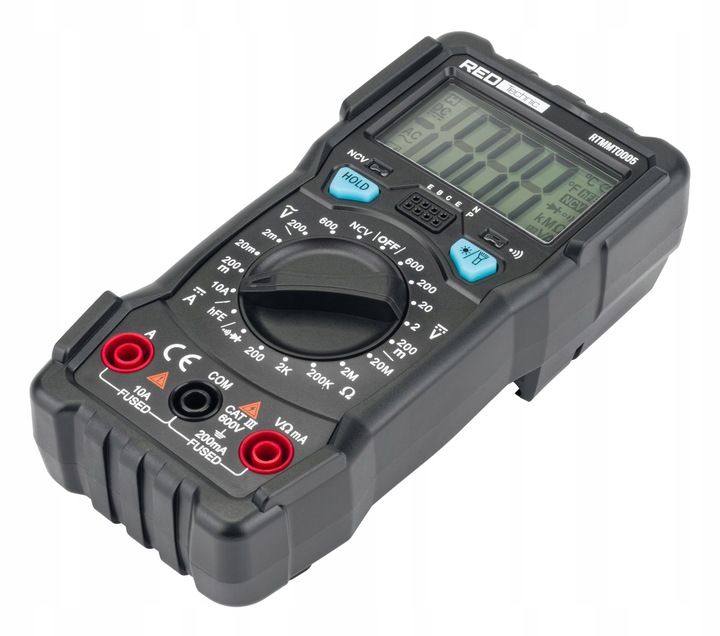 Miernik CYFROWY Elektryczny PROFESJONALNY Multimetr Prądu LCD 600V