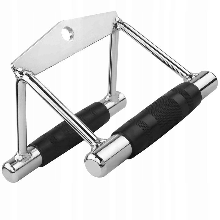 PODWÓJNY TRÓJKĄTNY UCHWYT DO WYCIĄGU ATLASU STALOWY NA TRICEPS PLECY POMPA