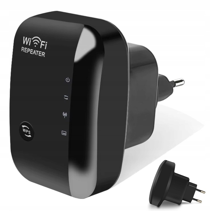 WZMACNIACZ SYGNAŁU Wi-Fi MOCNY REPEATER 300MB/S 2 TRYBY FUNKCJA WPS