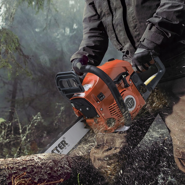 PIŁA SPALINOWA PILARKA ŁAŃCUCHOWA 5,7km 58cm3 2x łańc/prowad/olej+2x