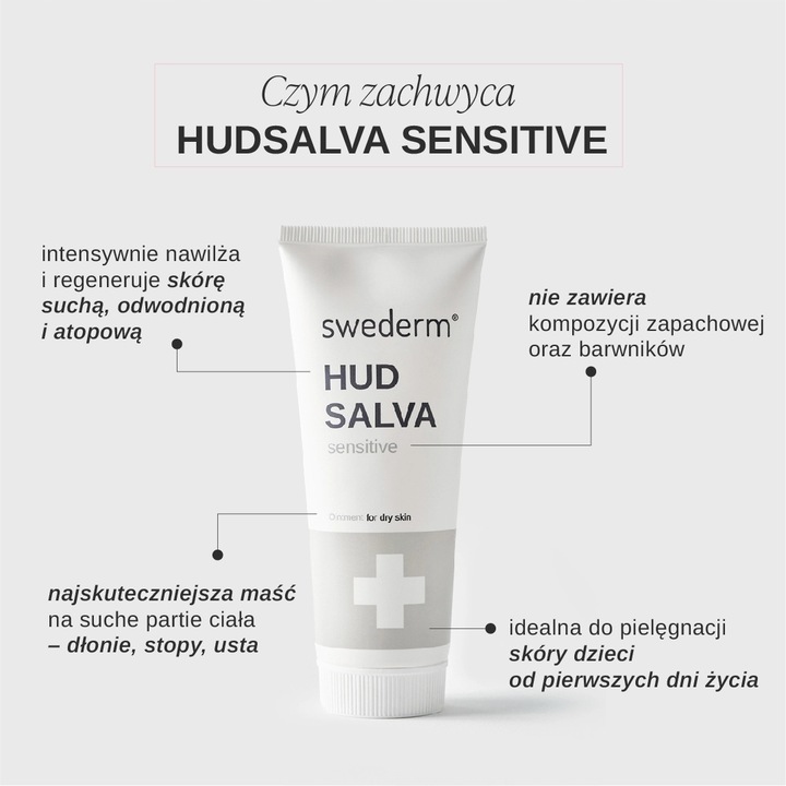 Swederm Hudasalva maść 100ml Sensitive SUCHA SKÓRA