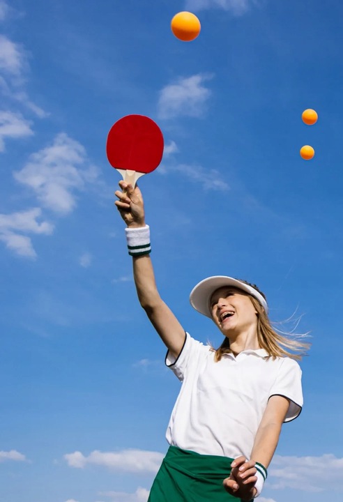 Zestaw rakietki siatka do tenisa stołowego ping ponga paletki AVENTO