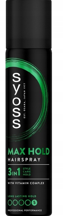 SYOSS MAX HOLD lakier do włosów 300ml
