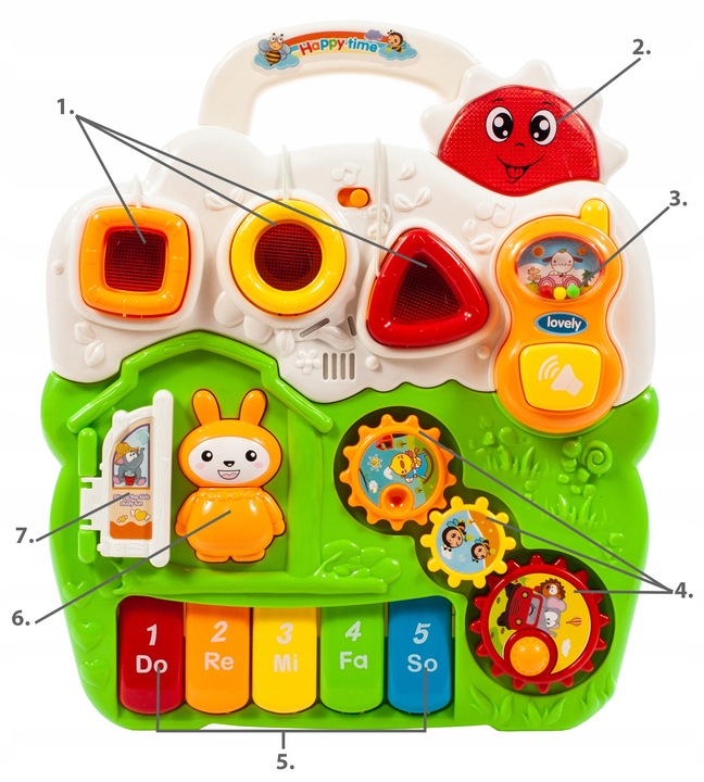 CHODZIK PCHACZ JEŹDZIK DLA DZIECI EDUKACYJNY INTERAKTYWNY PIANINKO STOLIK