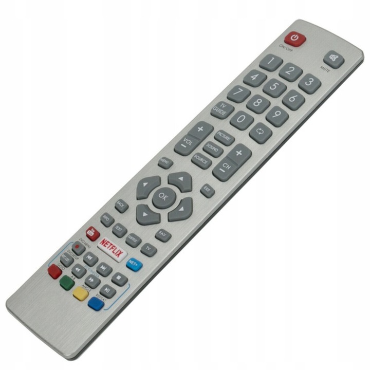 Pilot TV Sharp Aquos PODCZERWIEŃ LED DO TELEWIZORA SHARP DO TV SUPER