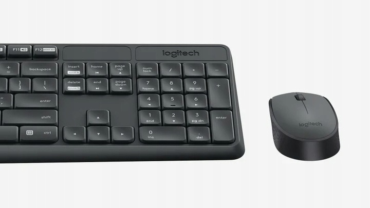Bezprzewodowy zestaw Klawiatura + Myszka Logitech MK235 IDEALNE POŁĄCZENIE