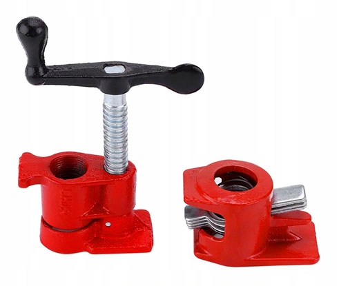 4-SZT ŚCISK STOLARSKI RUROWY BEZKOŃCOWY 3/4"