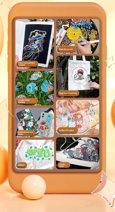 FLAMASTRY PISAKI AKRYLOWE DO RÓŻNYCH POWIERZCHNI 24 szt