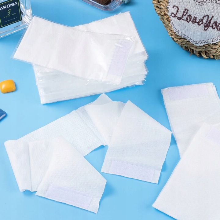 Jednorazowe elastyczne Opaski Kosmetyczne na Głowę włosy z rzepem 100