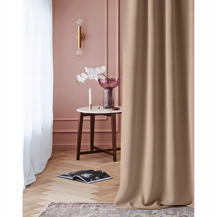Zasłony gotowe do salonu zaciemniające na przelotkach Laurel 140X250 Kolory