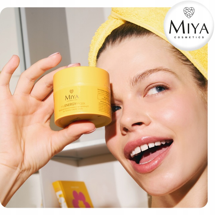 Rozświetlająca Maska z Witaminą C Do Twarzy i Okolic Oczu 50 ml Miya