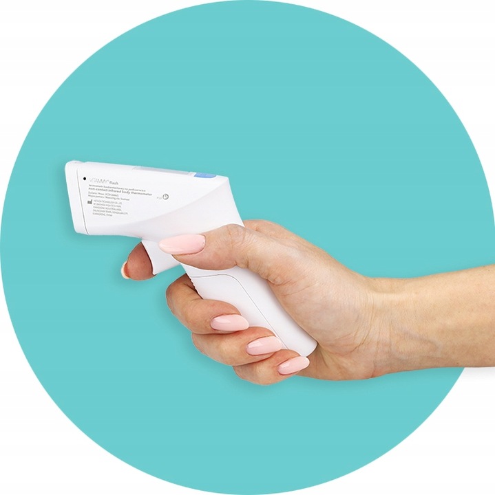 TERMOMETR BEZDOTYKOWY ELEKTRONICZNY NA PODCZERWIEŃ VITAMMY FLASH CERTYFIKAT