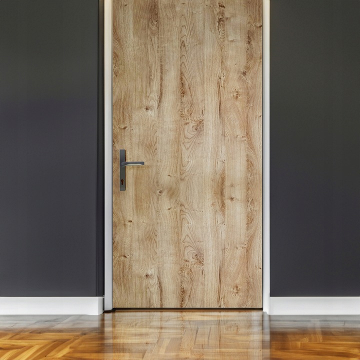 Okleina Samoprzylepna PCV Na Drzwi Dąb RIBBEC Renowacja Mebli Szer