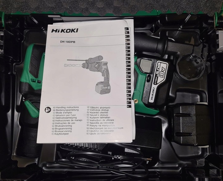 Młotowiertarka HiKOKI DH18DPB SDS+WIERTARKA WKRĘTARKA udarowa