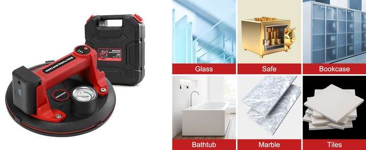 Automatyczna akumulatorowa elektryczna przyssawka próżniowa 2 x