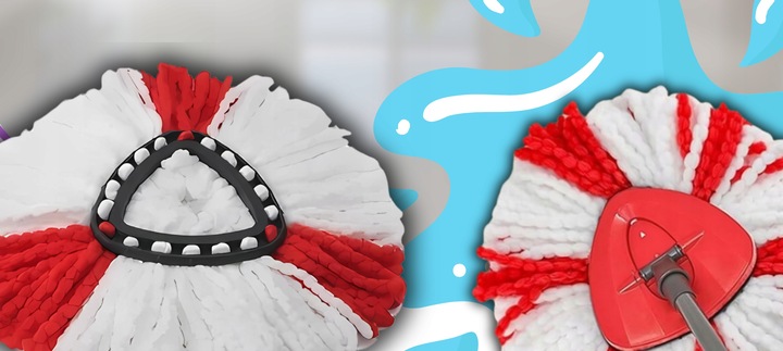 12X WKŁAD DO MOPA OBROTOWEGO VILEDA TURBO WKŁAD ZAPAS KOŃCÓWKA MEGA CHŁONNE