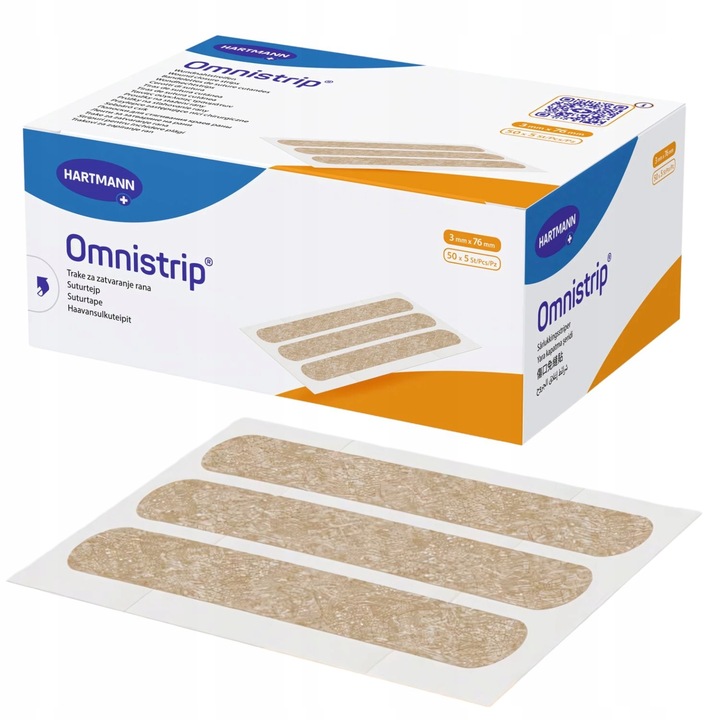 10x6szt OMNISTRIP plastry szwy paski do zamykania ran przecięć skóry 6x38mm