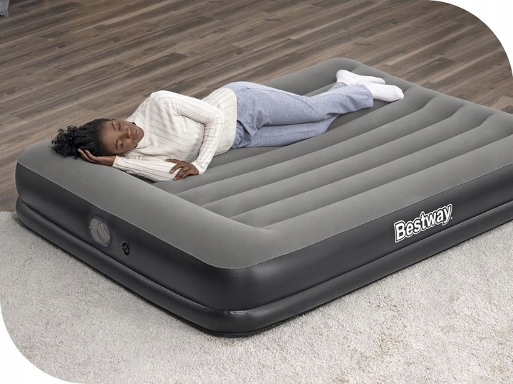 Materac Dmuchany Dwuosobowy Łóżko do Spania z Pompką USB Bestway 671BU
