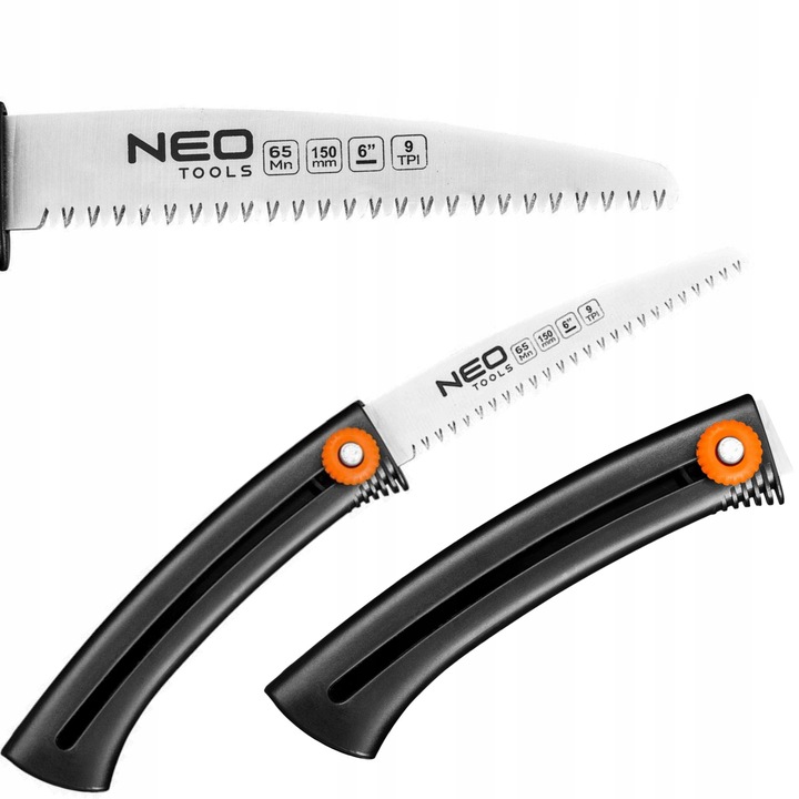 NEO PIŁA OGRODOWA DO GAŁĘZI SKŁADANA RĘCZNA 9 TPI OSTRZE CHOWANE